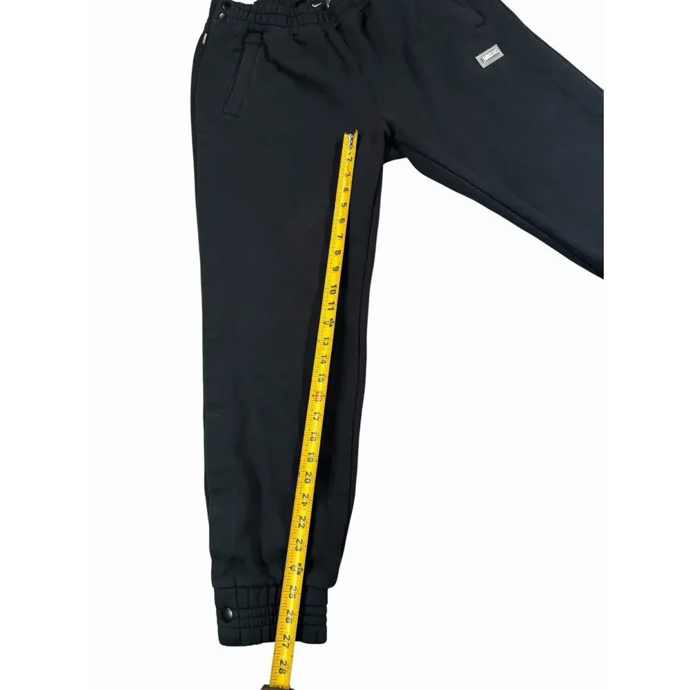 Nike FC Fleece Jogger Sweatpants Men’s XL Black Tapered Snap Ankle Pants